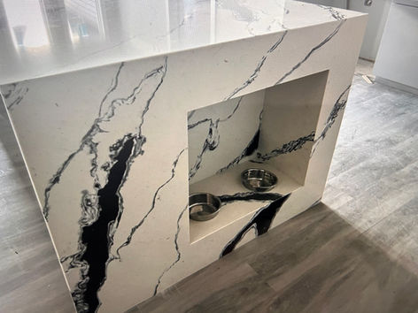 Dog Feeder Station Kitchen Island