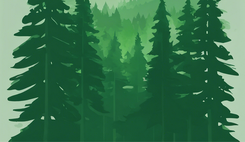 Green that matches the Esperanto flag color plus things that are reminiscent of the Northw