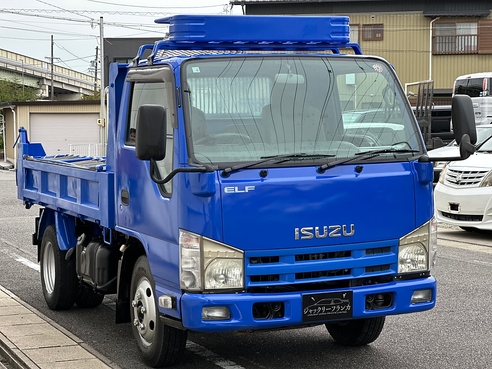 サムネイル： いすが エルフトラック 強化ダンプ高床 2トン 5速ミッション