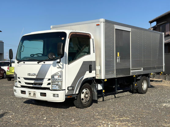  いすゞエルフ3.0標準ワイドロングアルミバン 3トン