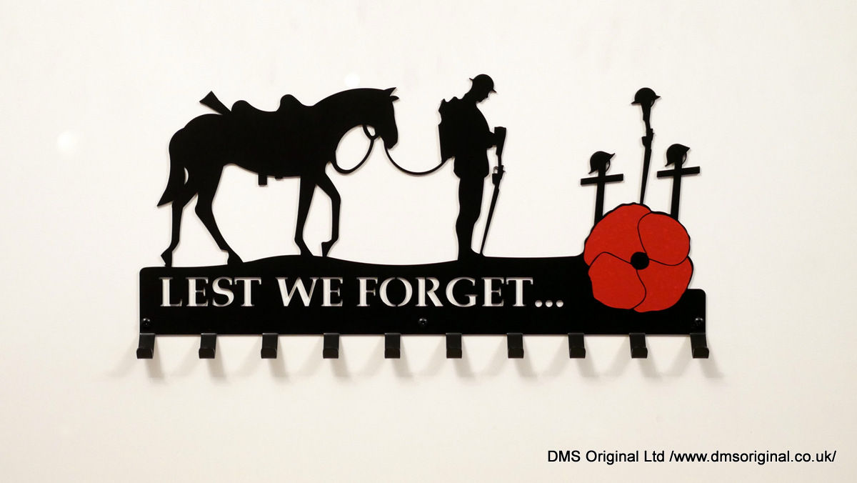 ' Lest We Forget... ' Keys, clothes hanger