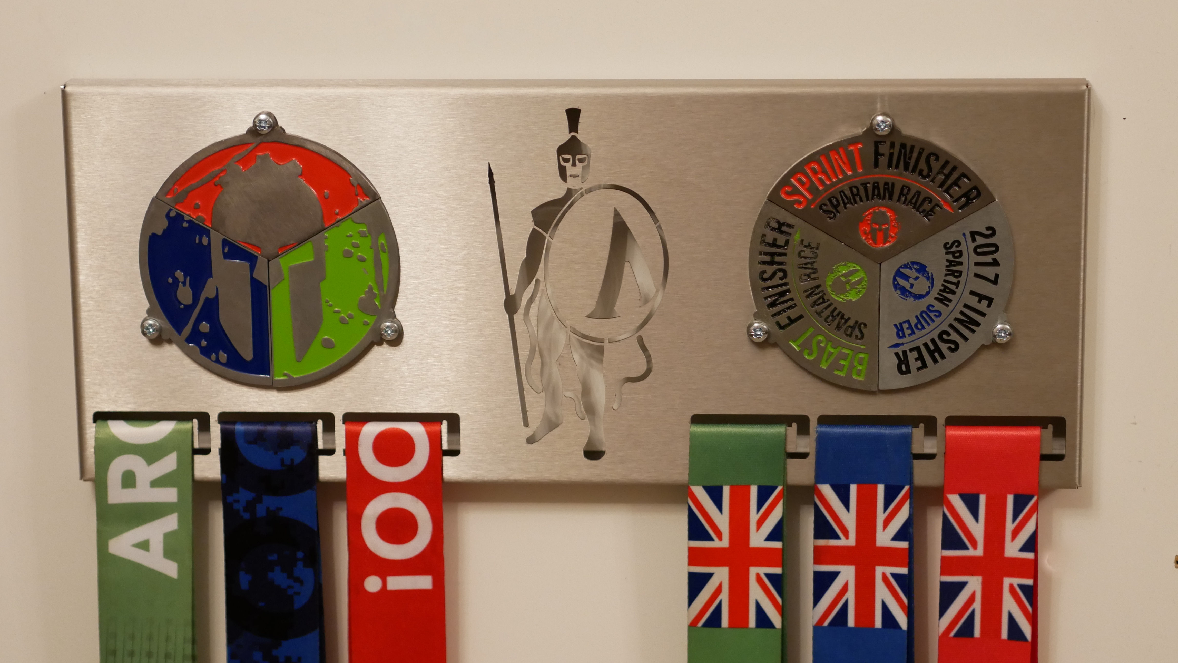Medal hanger for double trifecta