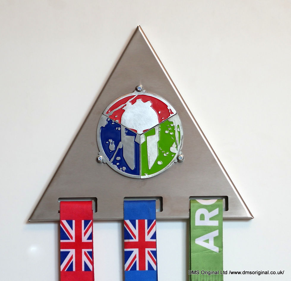 Medal hanger for trifecta ver. 2