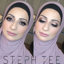 Cant wait to glam up Zeinab for her wedding day tomorrow! Makeup by me _steph_tee_makeup �💕💕