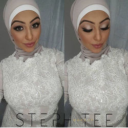 _ HIBA _ _This face 😍😍 Makeup by me _steph_tee_makeup _Hijab styling by _veiledbyzara _Gown by _do