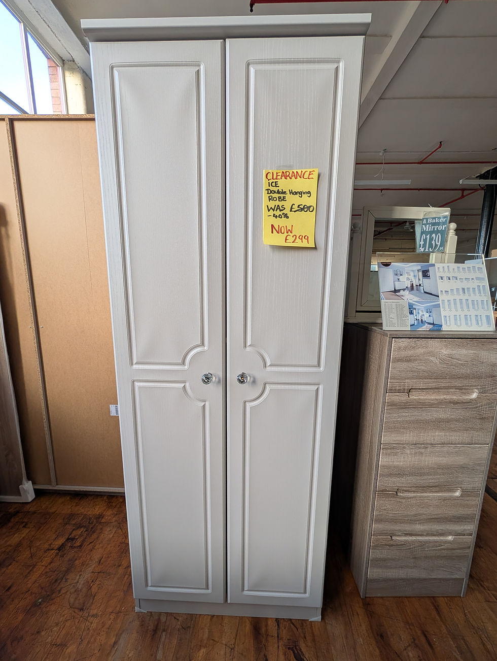 Ice Double Hanging Wardrobe