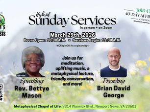 Ride the Donkey: The Metaphysical Significance of Palm Sunday • Lecture by Rev. Bettye Mason