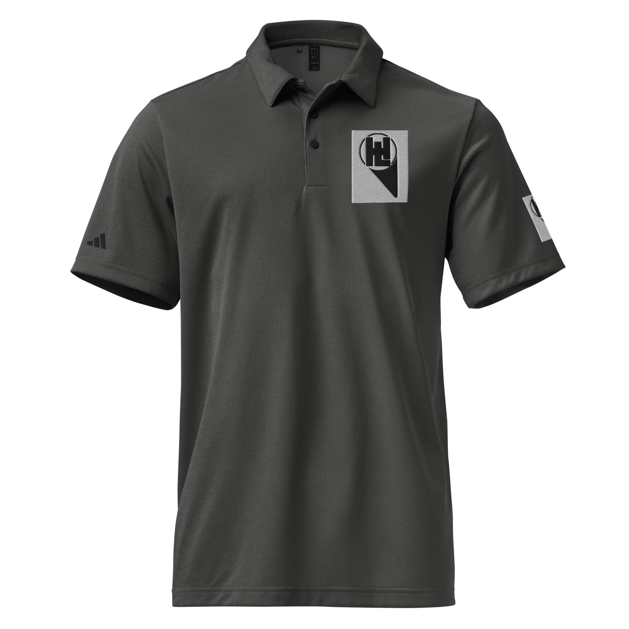HL adidas space-dyed polo
