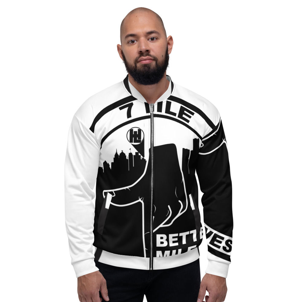 Detroit 7mile Unisex Bomber Jacket