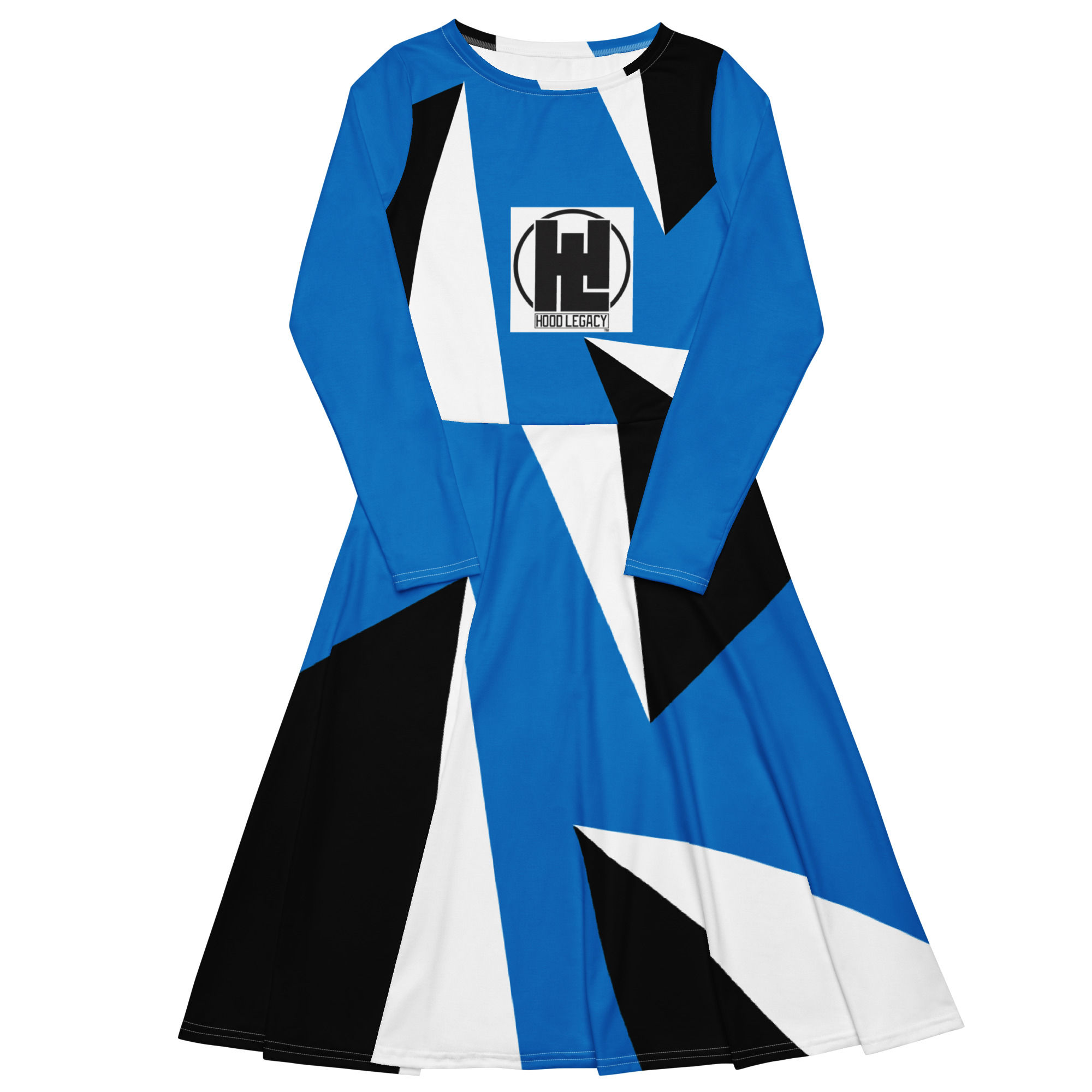 Long Sleeve Midi Dress with pockets