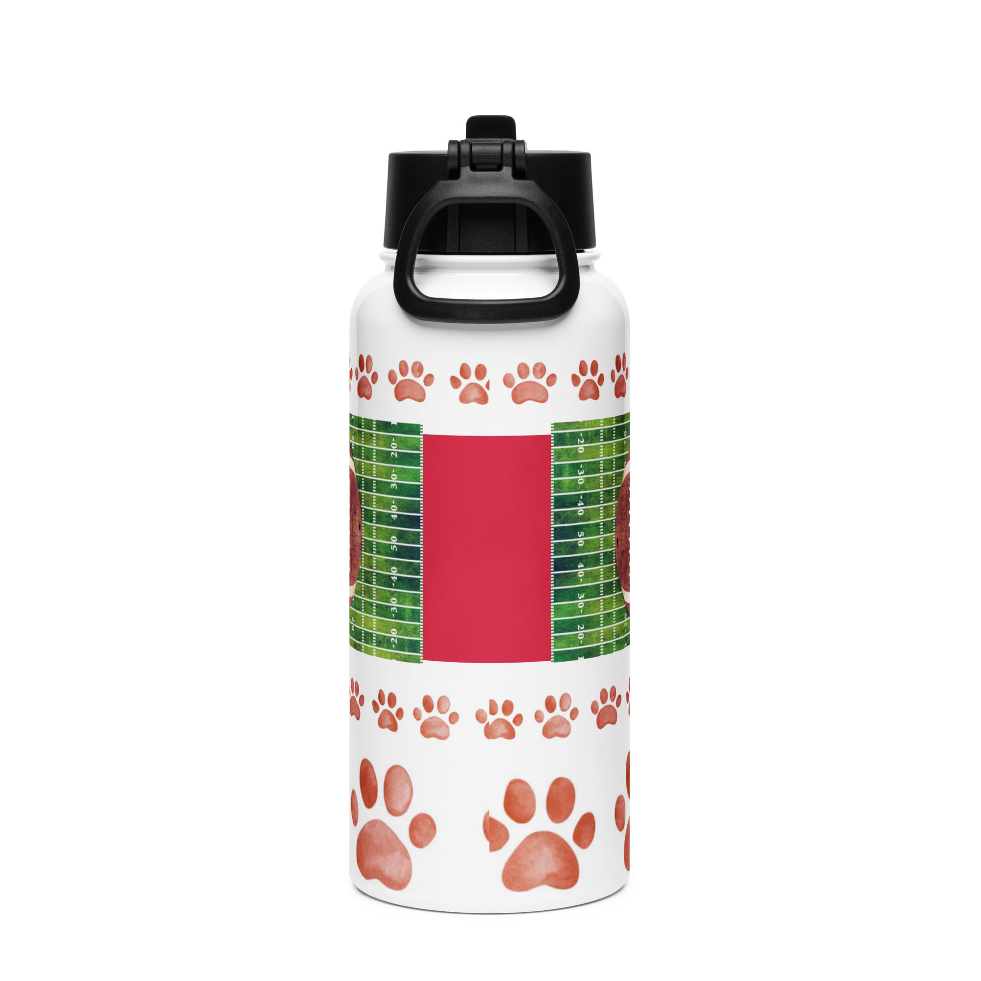 WESTSIDE CUBS Stainless steel water bottle with a straw lid