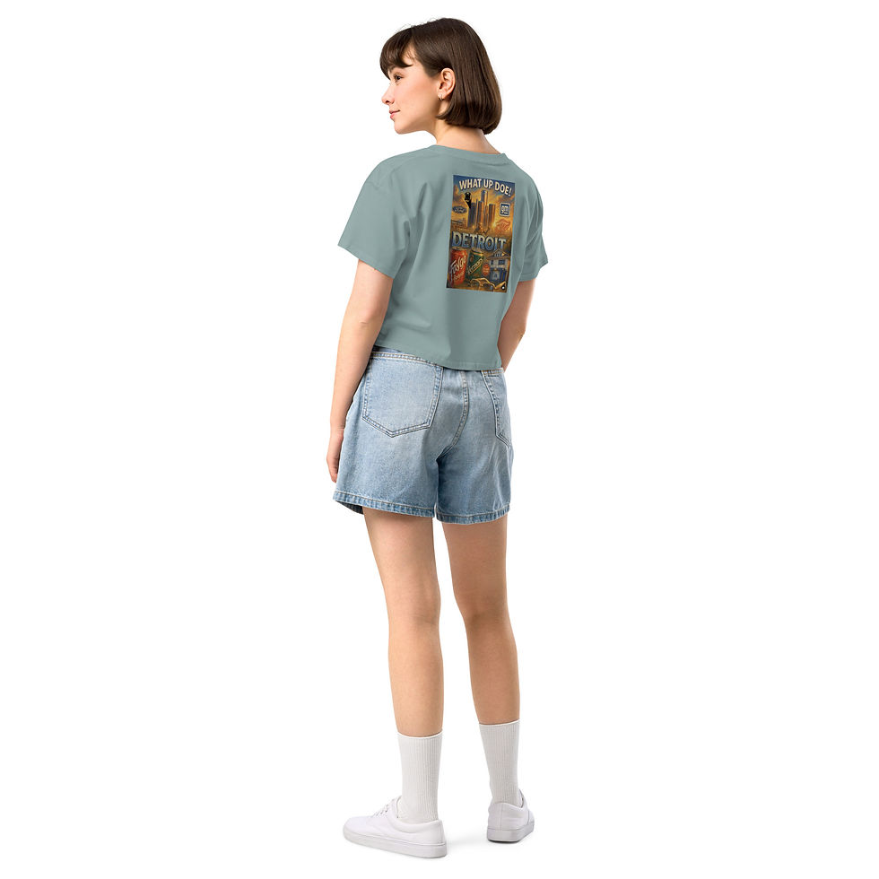Thumbnail: WHAT UP DOE Women’s crop top