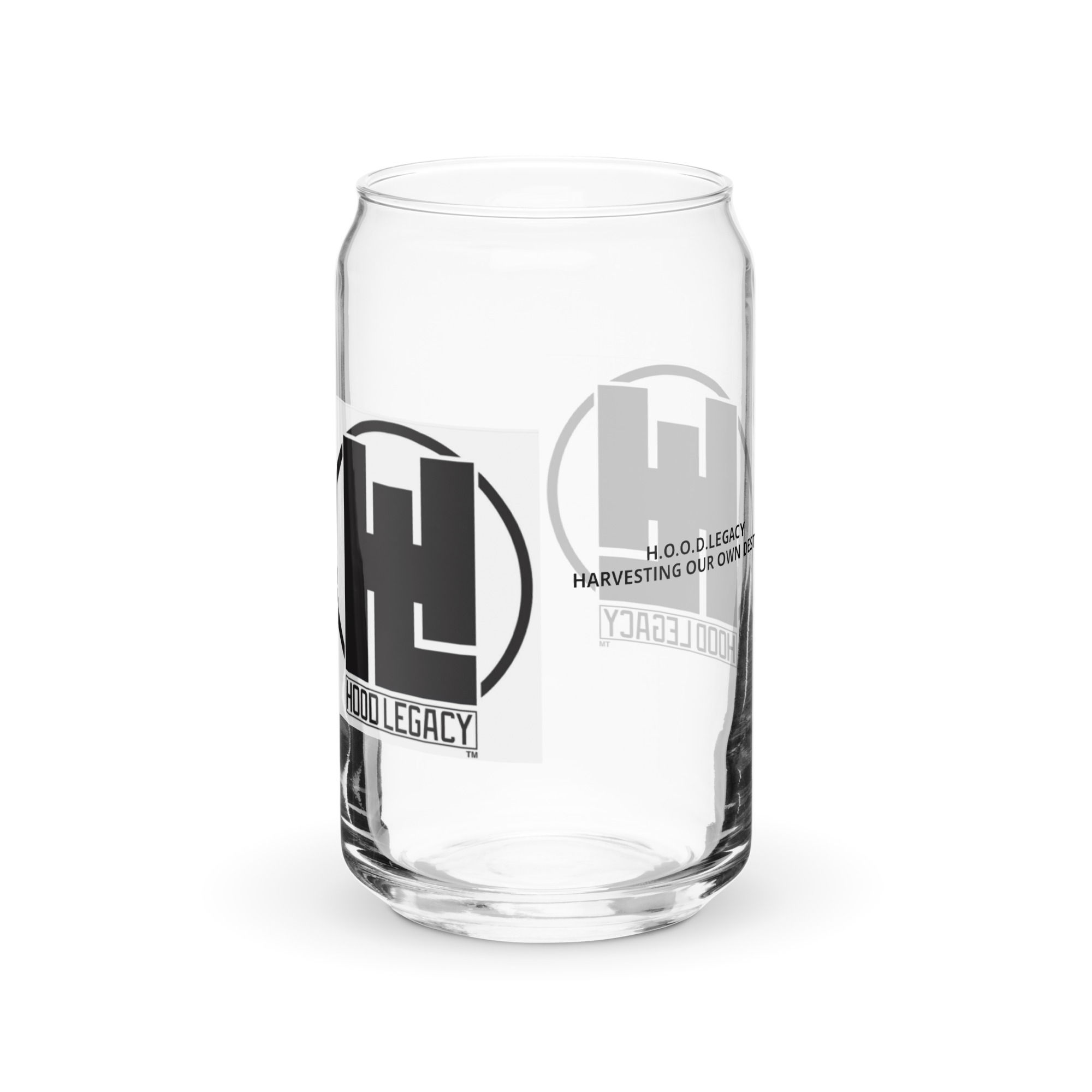 H.O.O.D.LEGACY Can-shaped glass