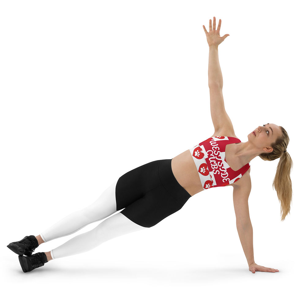 Miniaturebillede: WESTSIDE CUBS Recycled Longline Sports Bra