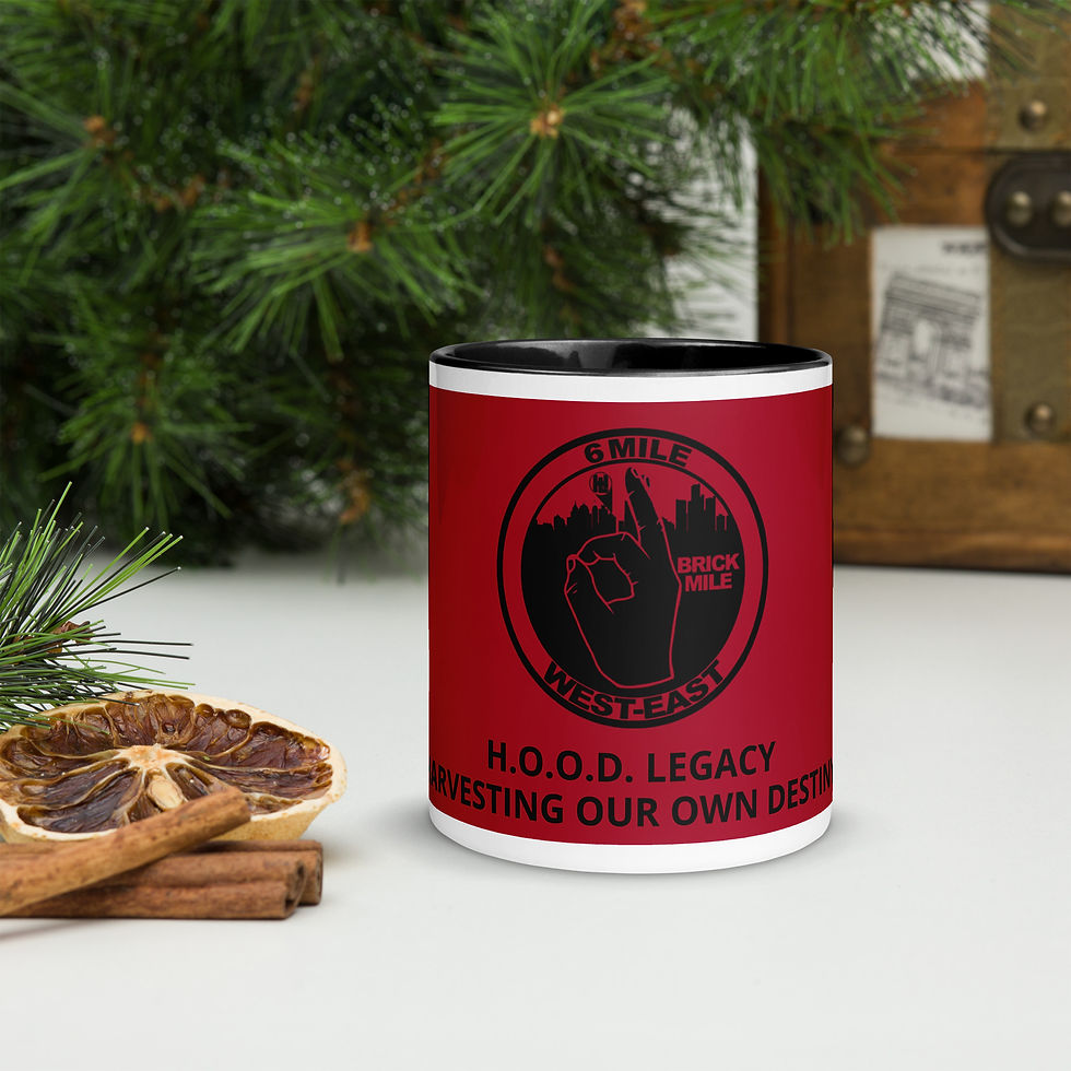 תמונה ממוזערת: Detroit 6mile Mug with Color Inside