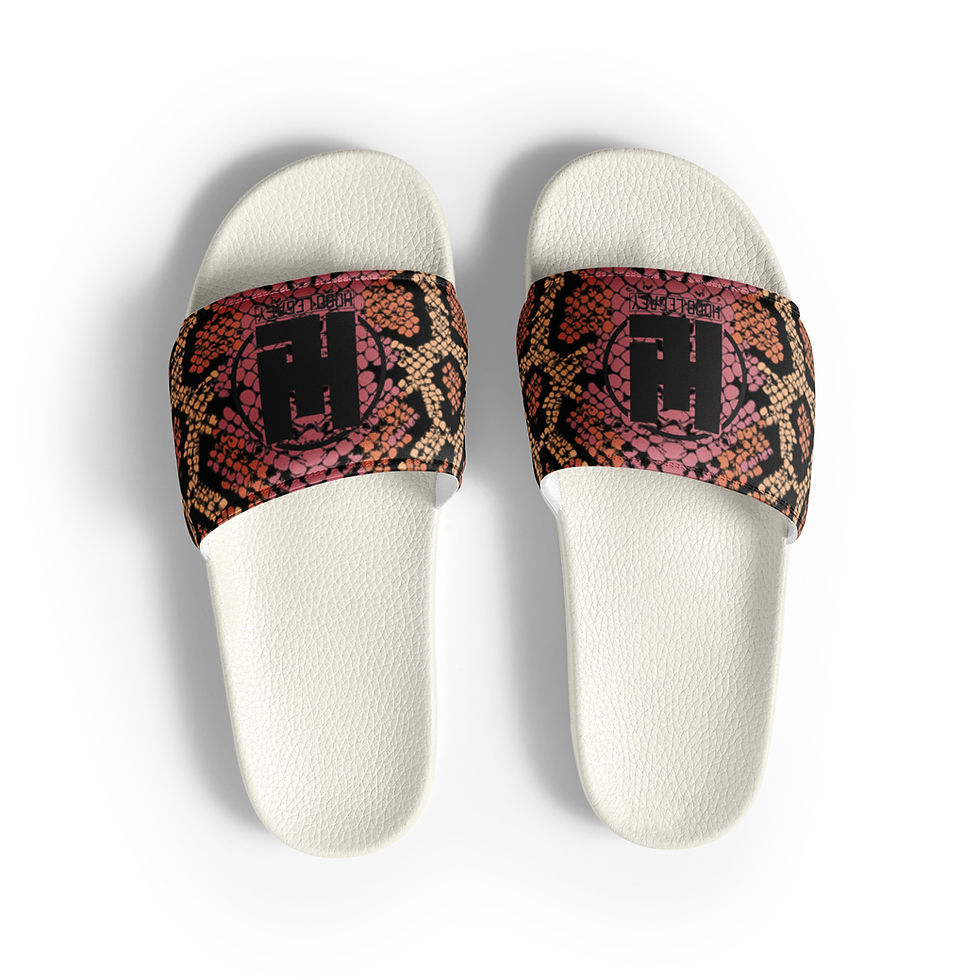 Thumbnail: Women's slip on's flip flops Snake Skin Look