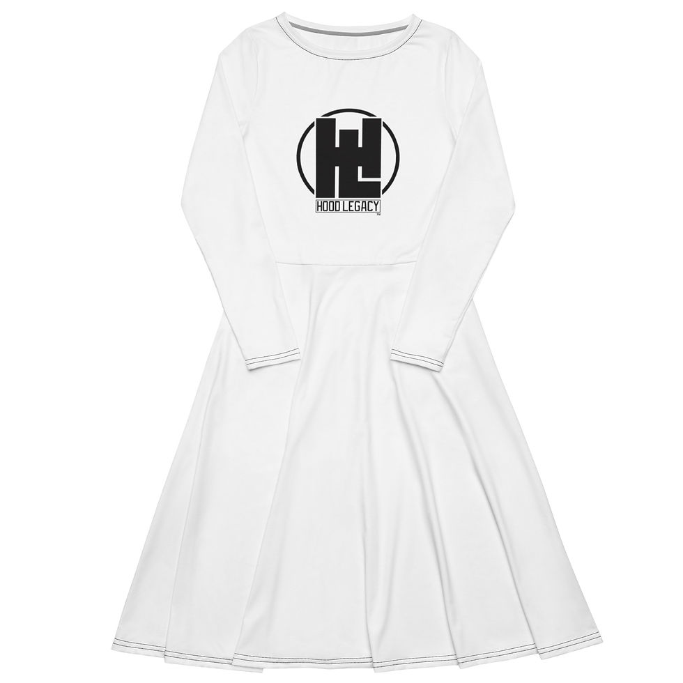 Thumbnail: long sleeve midi dress