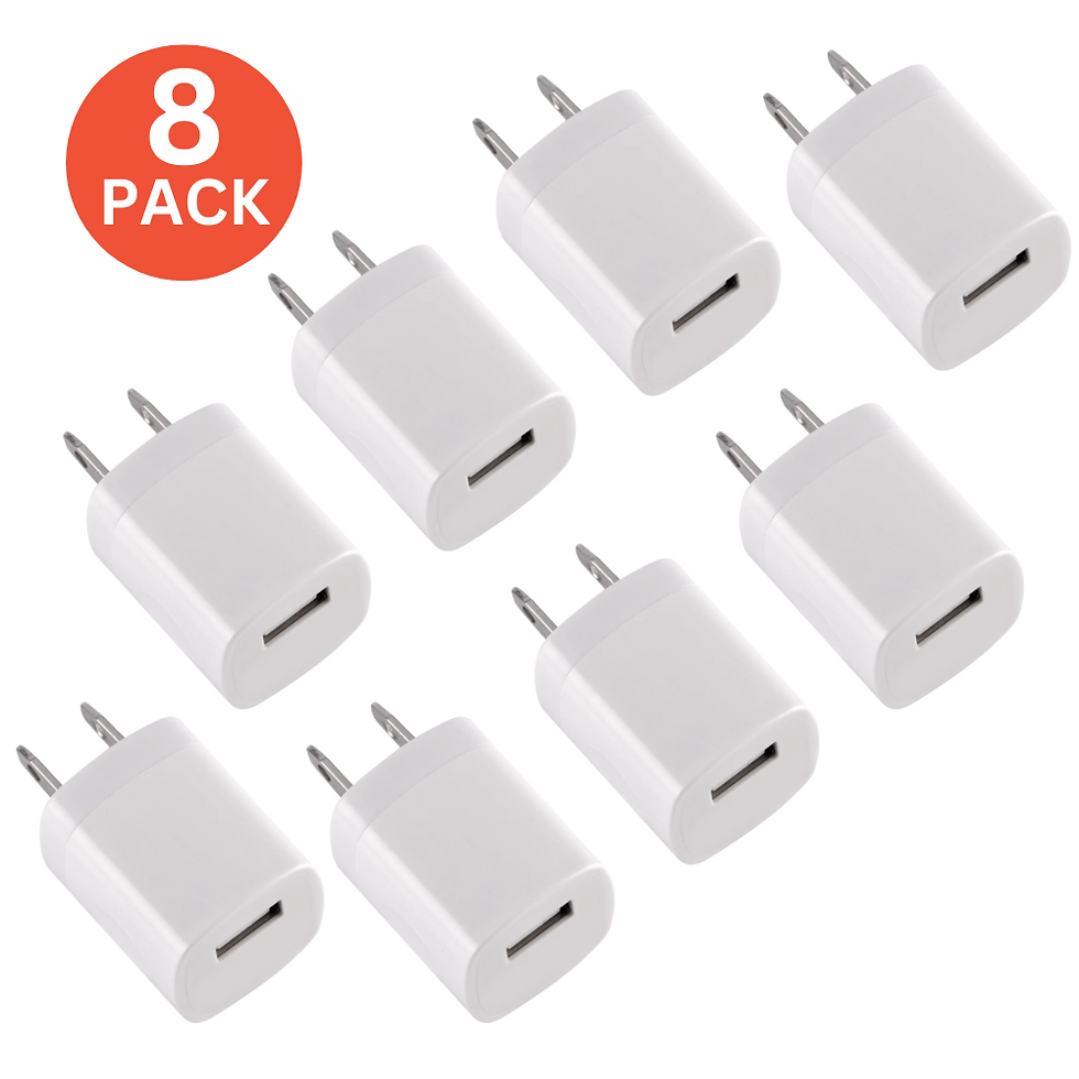 Thumbnail: USB Wall Charger 5V/1A USB Adapter Power US Plug