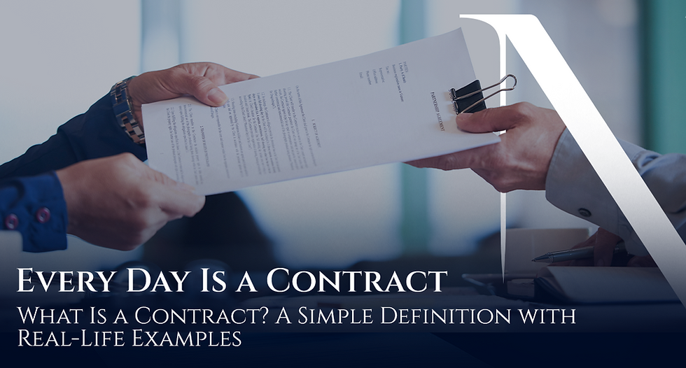 What Is a Contract? A Simple Definition with Real-Life Examples