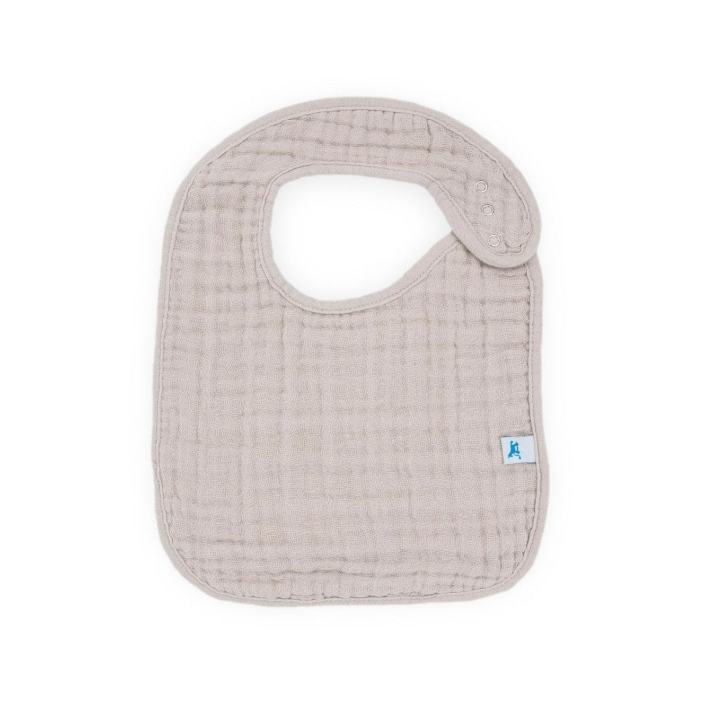 Little Unicorn Muslin Bib - Grey