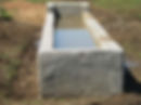 Cattle drinking trough created by the project