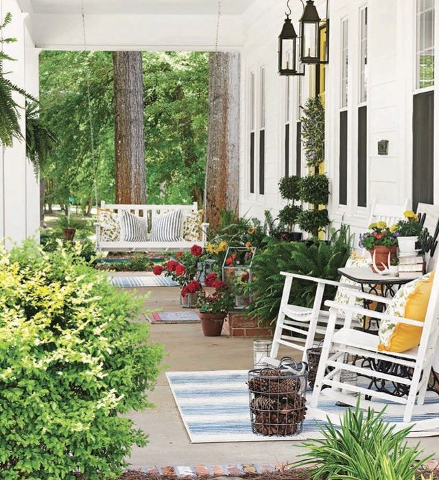 First “porch/patio hosting” weekends (outdoor living lifestyle)