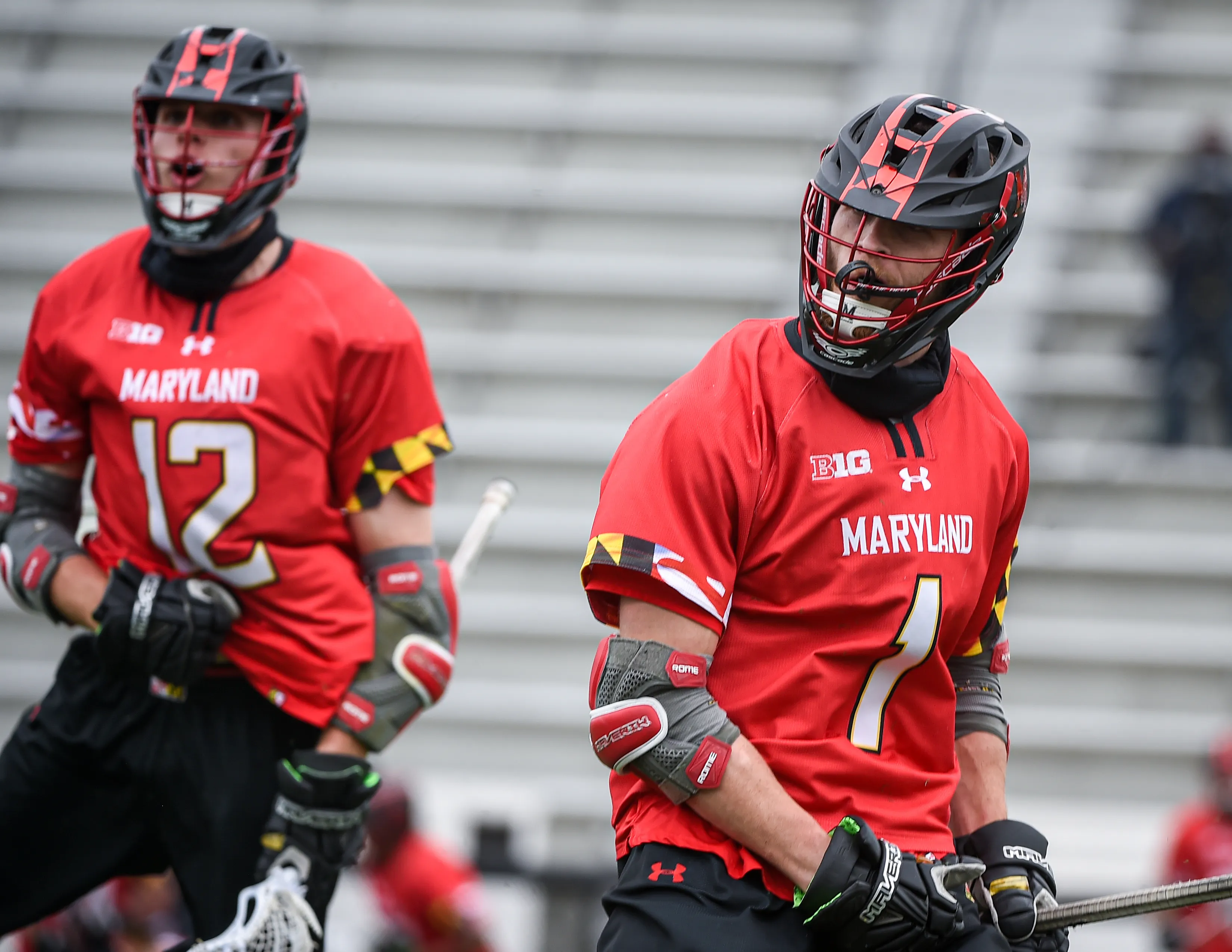 Maryland Lacrosse honors the state flag