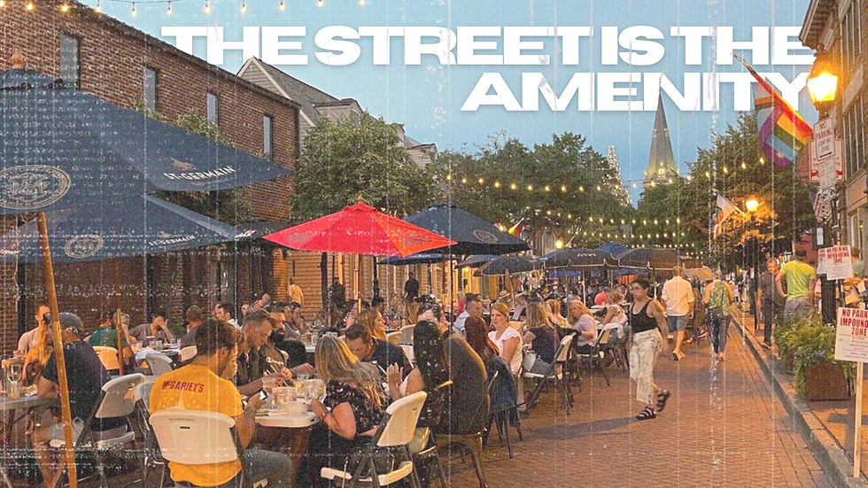 The Street Is the Amenity: What 'Dinner Under the Stars' Reveals About Annapolis
