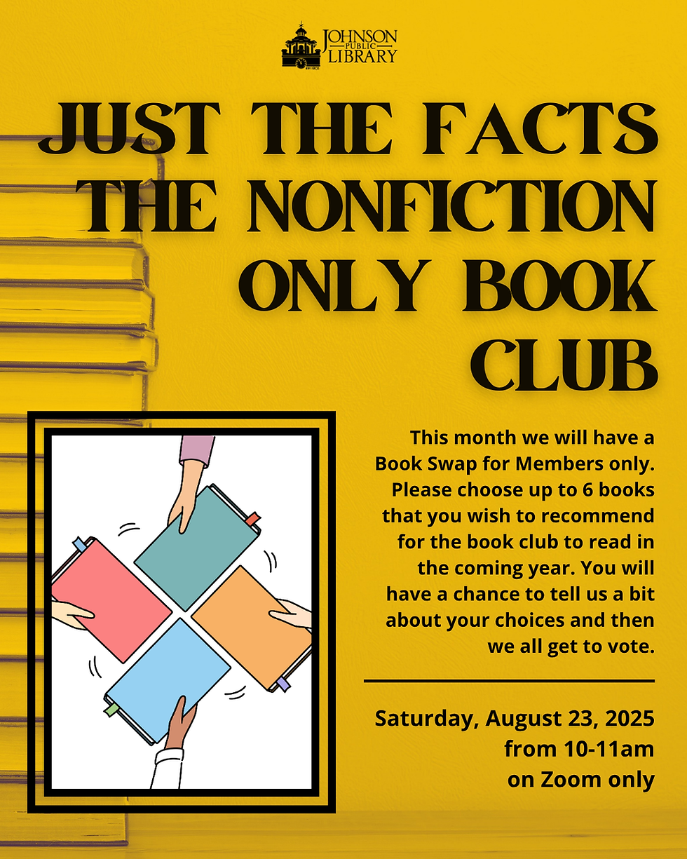 Just the Facts: The Nonfiction Only Book Club