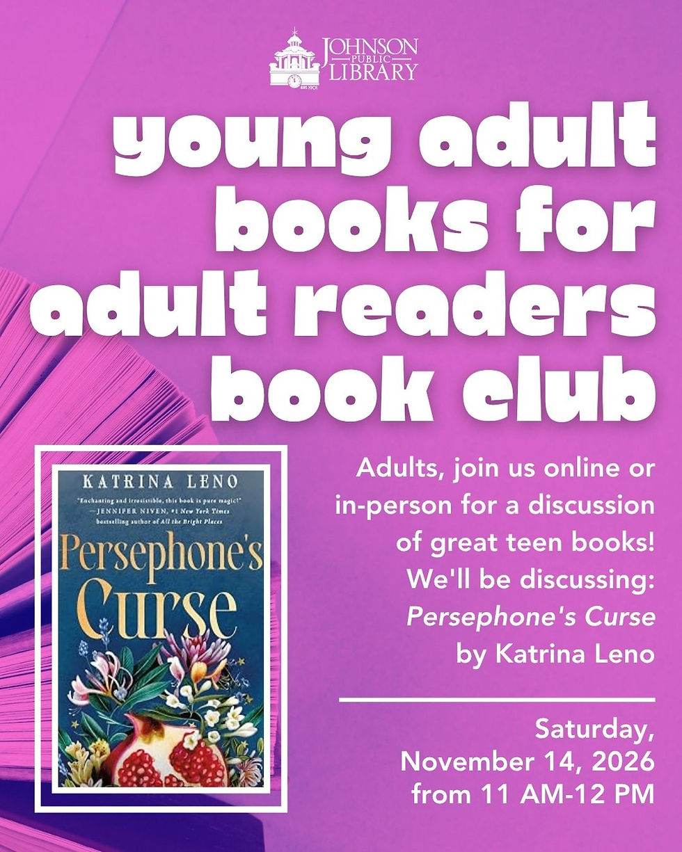 YA Books for Adult Readers Book Club