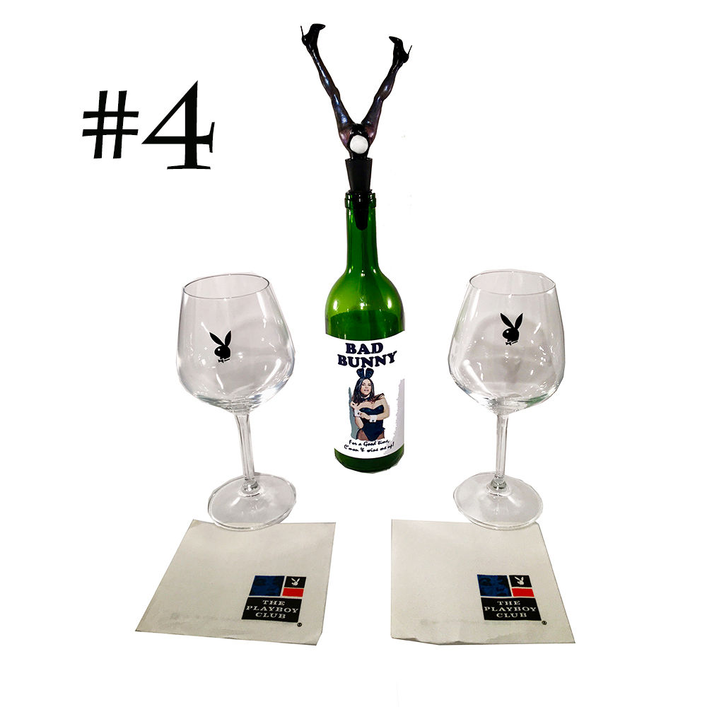 #4 OOAK Funny Bunny Vintage & hand crafted wine accessories collection