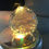 Thumbnail: Vintage CLEAR faceted cut solid crystal "sun catcher" prism Feng Shui