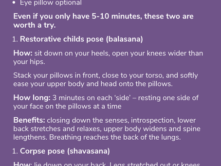 Trauma series: part 3. Yoga