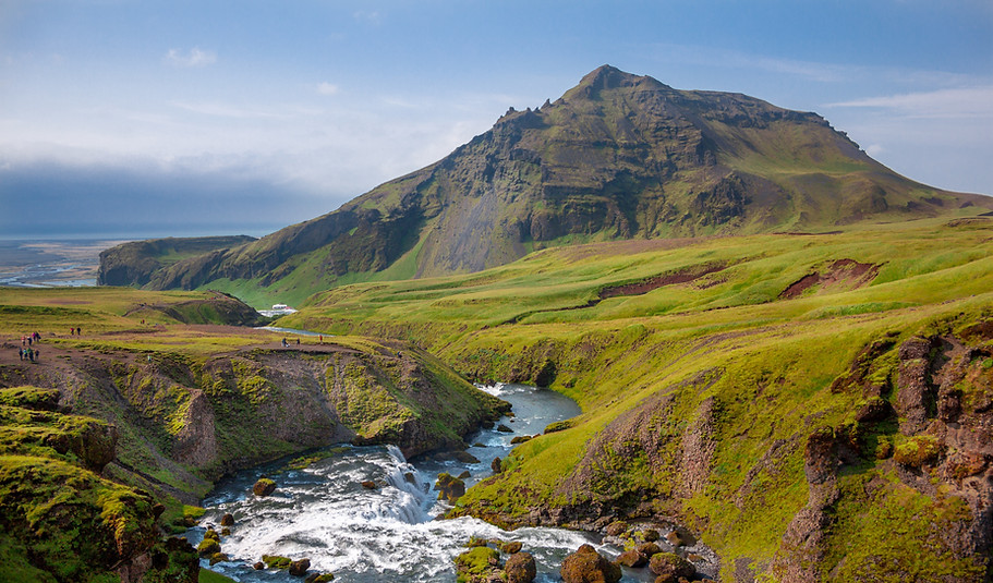 Mountain and River