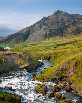 Berg und Fluss