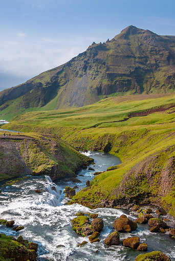 Mountain and River