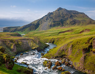 Mountain and River
