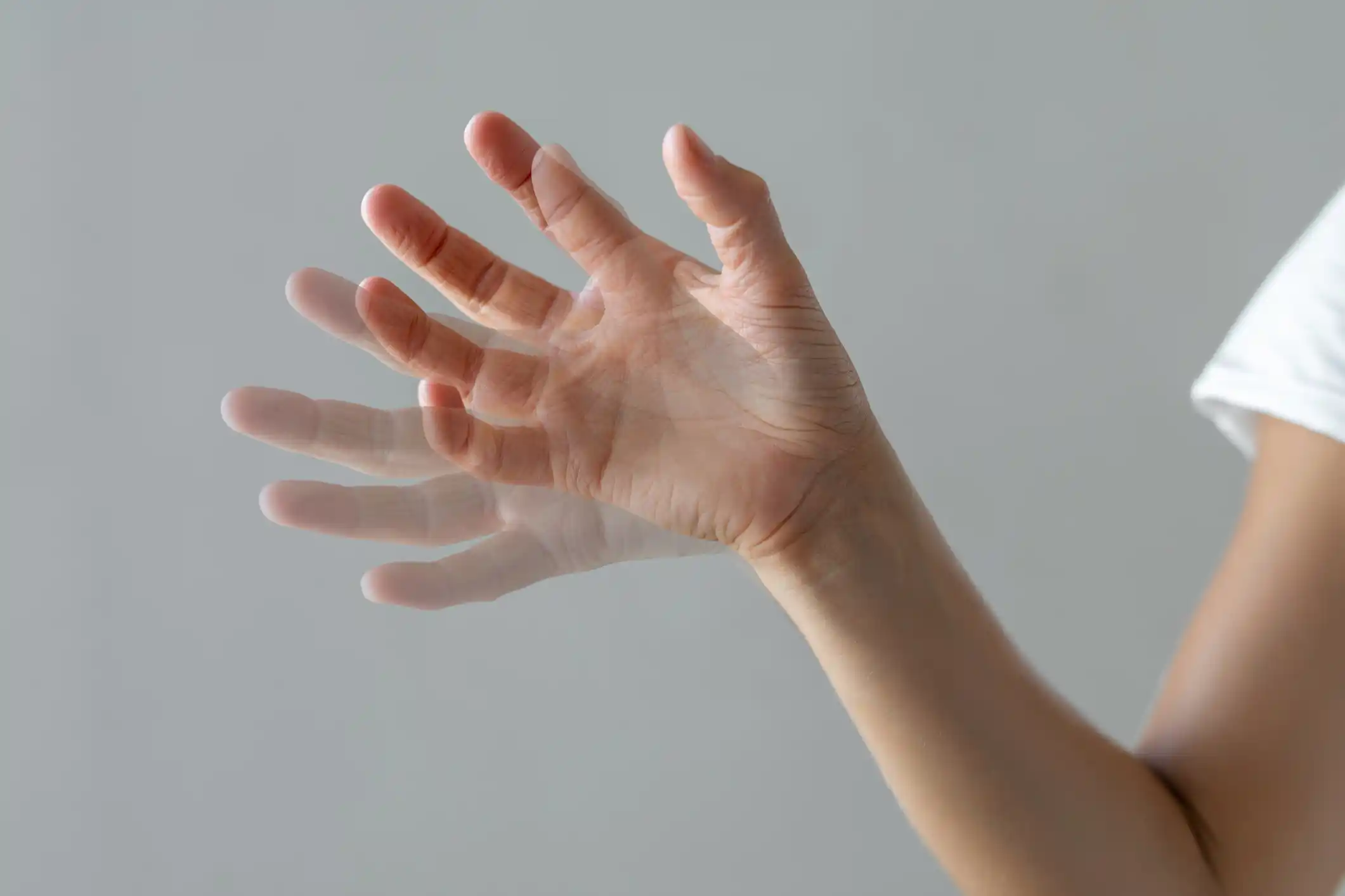 Temblor de mano.