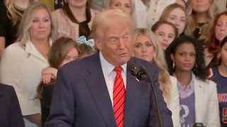 Trump Bans Men from Women's Sports and the Left Is Not Happy