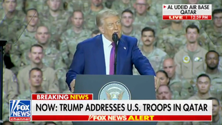 Trump Boosts Troops' Spirits in Qatar: 'We Don't Care if You're Politically Correct'