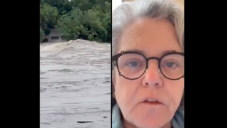 'Shame on Him': Rosie O'Donnell Blames Trump for Texas Floods