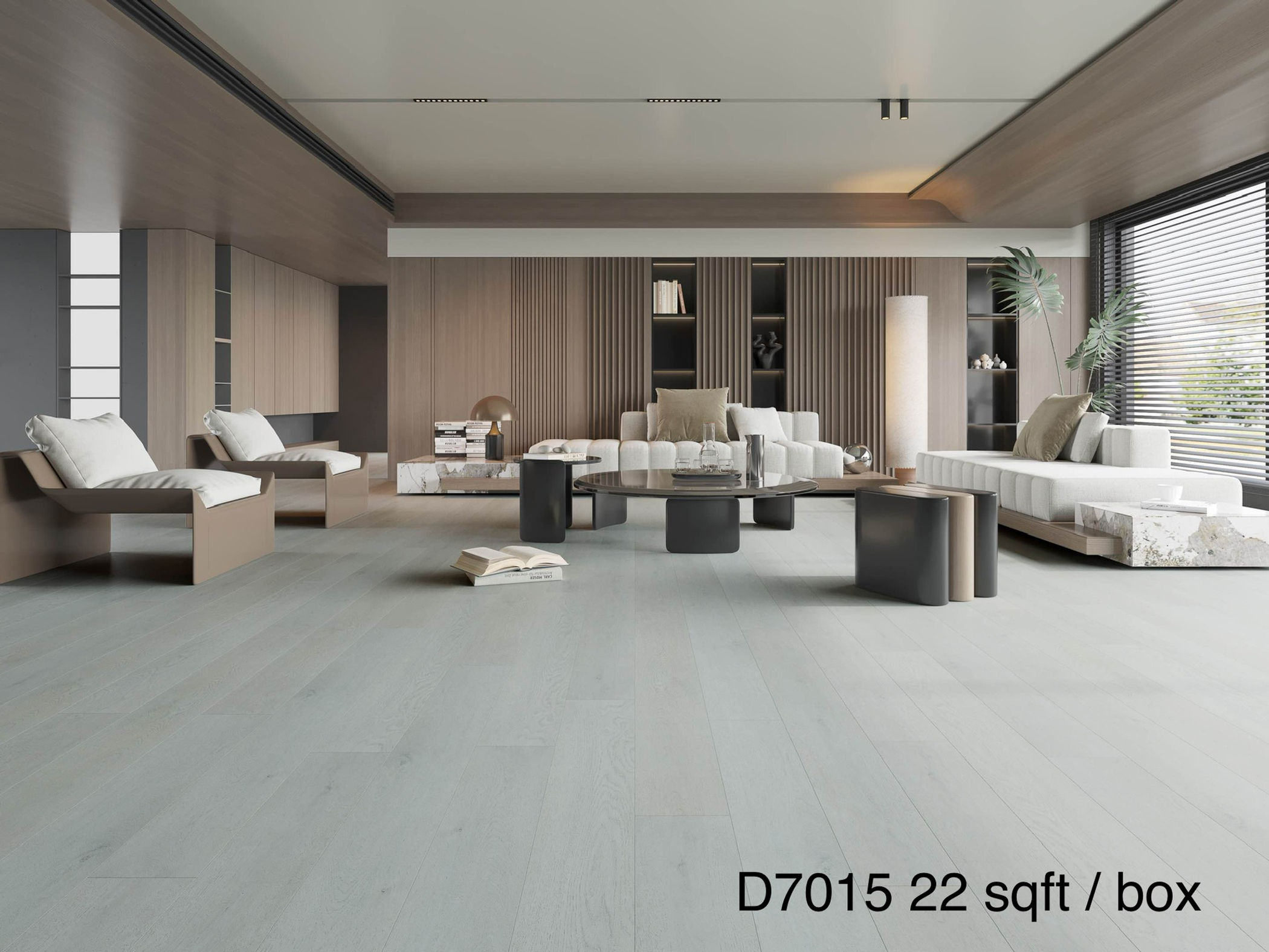 Deep Luxury Vinyl 7mm SPC w/underlay D7015