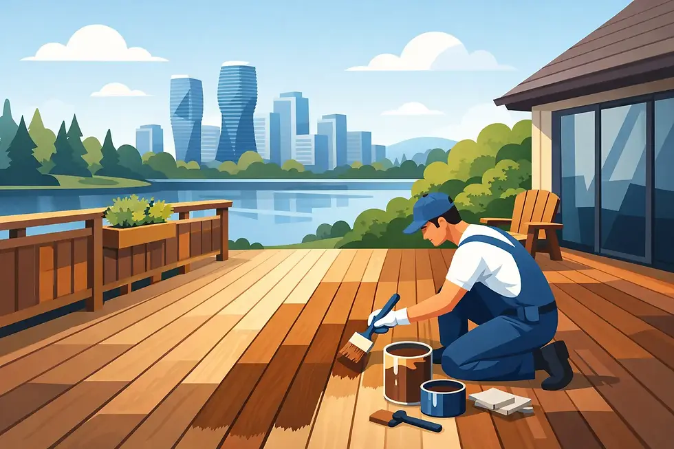 Deck Staining Services in Mississauga