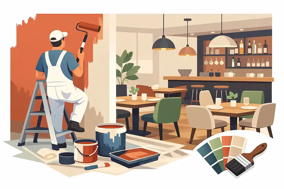 Hiring a Restaurant Interior Painting Contractor