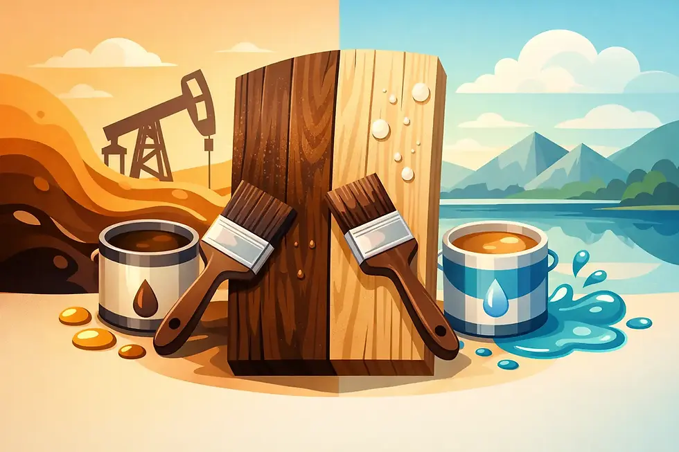 Oil Versus Water Based Stain: Which Lasts?
