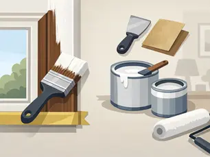 How to Repaint Stained Wood Trim Properly