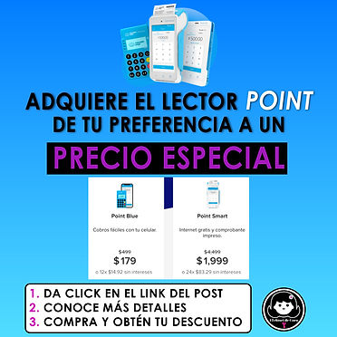 adquiere tu lector point a precio especial en mercado pago
