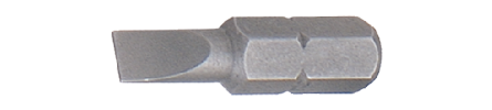 Slotted Bit short 1/4"