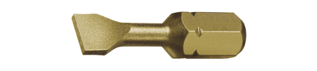 Slotted Bit short 1/4" Torsonic Diamond