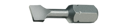Slotted Bit short 1/4" Torsonic